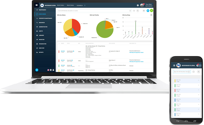 CMMS features screenshot | Enterprise Asset Management